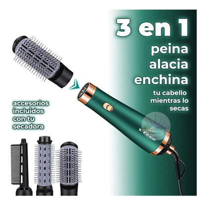 TriBrush™ Cepillo Secador 3 en 1